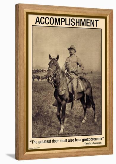 Accomplishment: The Greatest Doer Must Be the Greatest Dreamer-null-Framed Stretched Canvas