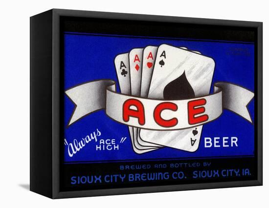 Ace Beer-null-Framed Stretched Canvas