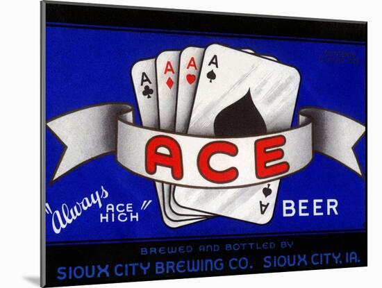 Ace Beer-null-Mounted Art Print