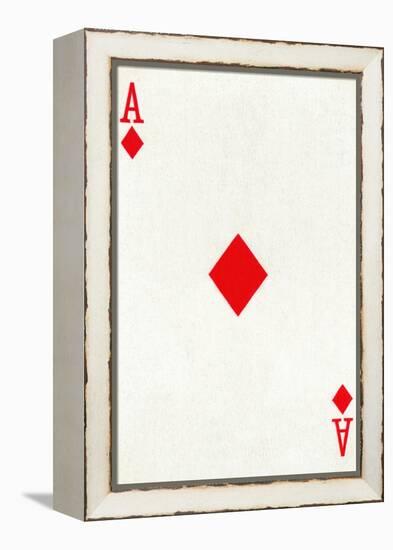 Ace of Diamonds from a deck of Goodall & Son Ltd. playing cards, c1940-Unknown-Framed Premier Image Canvas