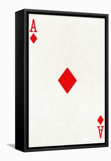 Ace of Diamonds from a deck of Goodall & Son Ltd. playing cards, c1940-Unknown-Framed Premier Image Canvas