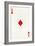 Ace of Diamonds from a deck of Goodall & Son Ltd. playing cards, c1940-Unknown-Framed Giclee Print