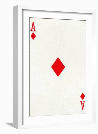 Ace of Diamonds from a deck of Goodall & Son Ltd. playing cards, c1940-Unknown-Framed Giclee Print