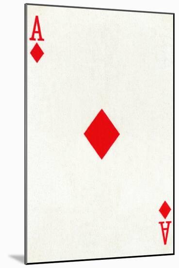 Ace of Diamonds from a deck of Goodall & Son Ltd. playing cards, c1940-Unknown-Mounted Giclee Print