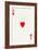 Ace of Hearts from a deck of Goodall & Son Ltd. playing cards, c1940-Unknown-Framed Giclee Print