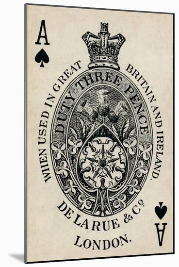 Ace of Spades, 1925-Unknown-Mounted Giclee Print