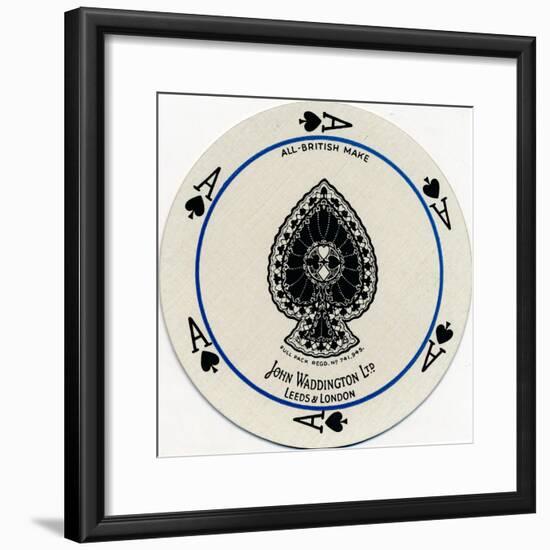 'Ace of Spades', c1929-Unknown-Framed Giclee Print