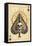 Ace of Spades - Playing Card-Lantern Press-Framed Stretched Canvas