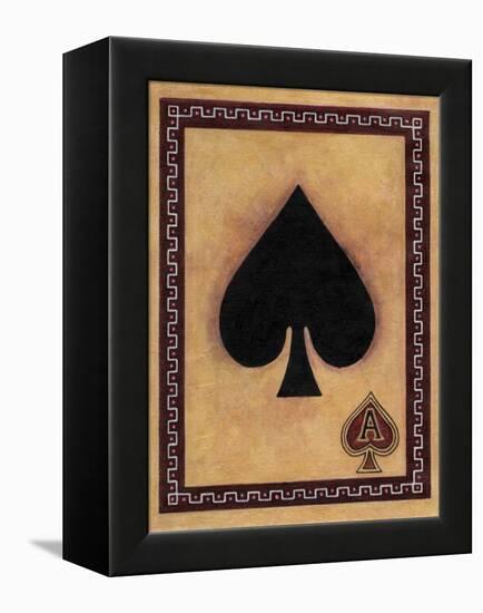 Ace of Spades-John Zaccheo-Framed Premier Image Canvas