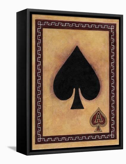 Ace of Spades-John Zaccheo-Framed Premier Image Canvas