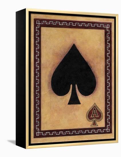 Ace of Spades-John Zaccheo-Framed Premier Image Canvas