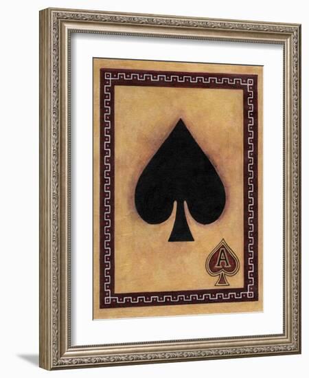 Ace of Spades-John Zaccheo-Framed Giclee Print