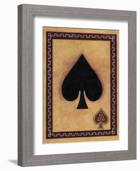 Ace of Spades-John Zaccheo-Framed Giclee Print