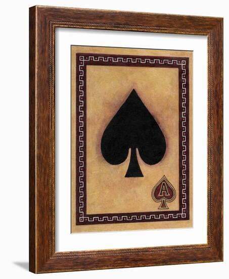 Ace of Spades-John Zaccheo-Framed Giclee Print