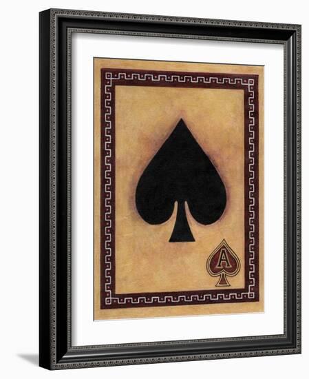 Ace of Spades-John Zaccheo-Framed Giclee Print