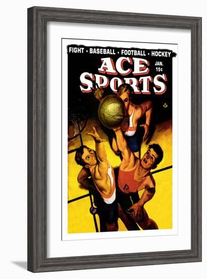 Ace Sports: Basketball-null-Framed Art Print