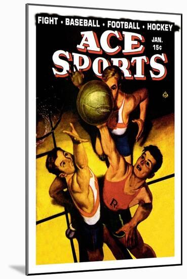 Ace Sports: Basketball-null-Mounted Art Print