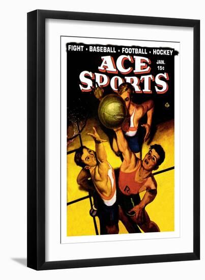Ace Sports: Basketball-null-Framed Premium Giclee Print
