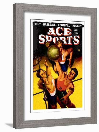 Ace Sports: Basketball-null-Framed Art Print