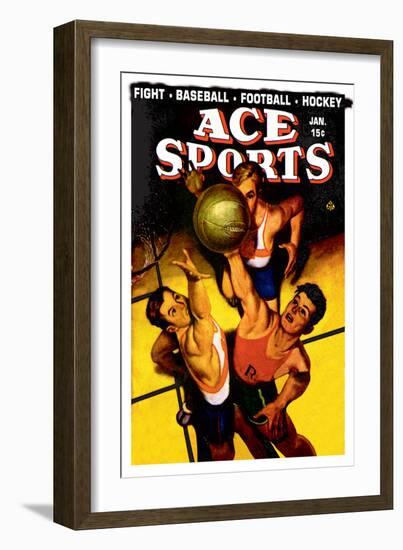 Ace Sports: Basketball-null-Framed Art Print