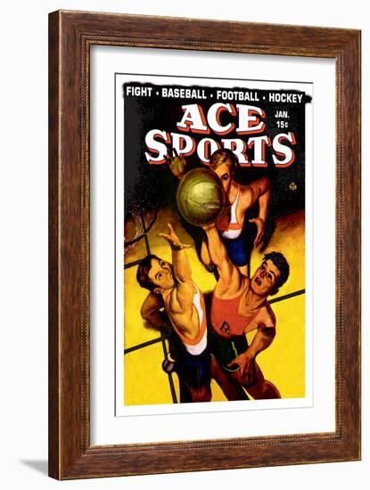 Ace Sports: Basketball-null-Framed Art Print