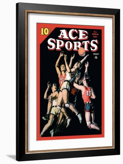 Ace Sports: In the Heat of the Game-null-Framed Art Print