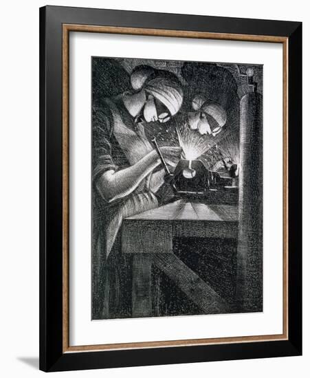 Acetylene Welders, 1917-Christopher Richard Wynne Nevinson-Framed Giclee Print