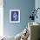 Achatina Shell (indigo)-Bert Myers-Framed Art Print displayed on a wall