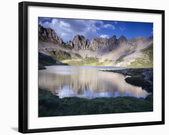 Acherito Lake in the Pyrenees Mountains, Spain-Inaki Relanzon-Framed Photographic Print