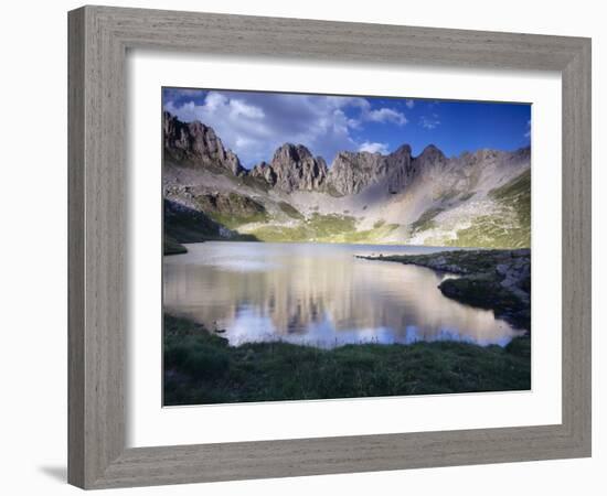Acherito Lake in the Pyrenees Mountains, Spain-Inaki Relanzon-Framed Photographic Print