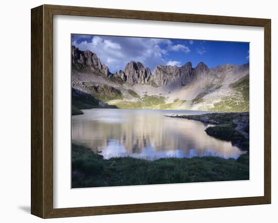 Acherito Lake in the Pyrenees Mountains, Spain-Inaki Relanzon-Framed Photographic Print