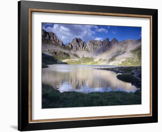 Acherito Lake in the Pyrenees Mountains, Spain-Inaki Relanzon-Framed Photographic Print