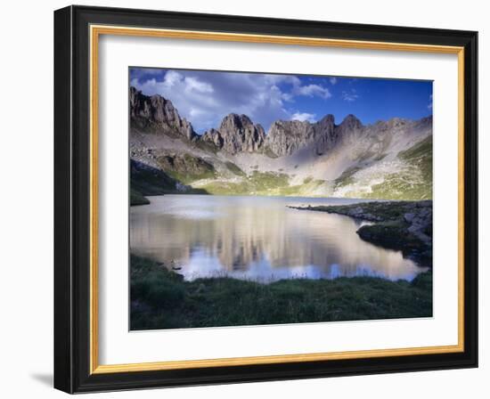 Acherito Lake in the Pyrenees Mountains, Spain-Inaki Relanzon-Framed Photographic Print