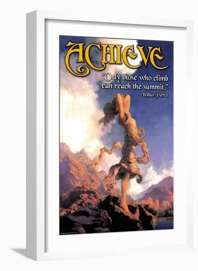 Achieve-null-Framed Art Print