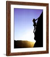 Achievement: Climber-null-Framed Art Print
