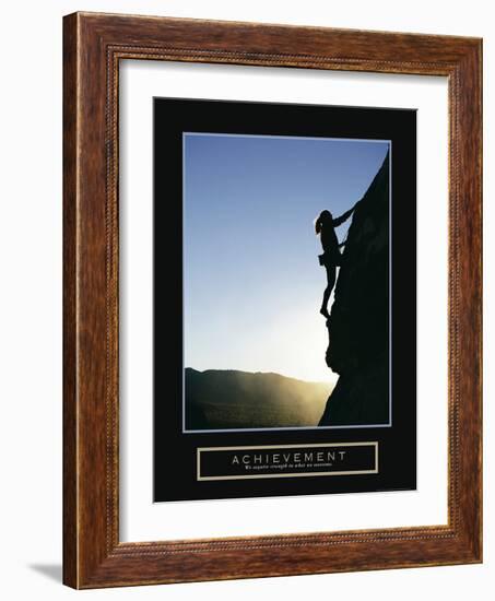 Achievement - Climber-Unknown Unknown-Framed Photo