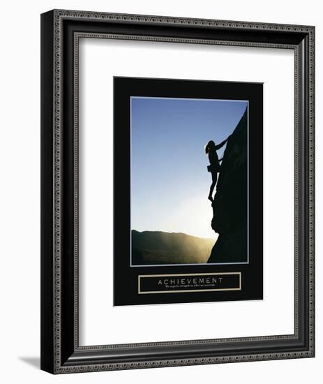 Achievement - Climber-Unknown Unknown-Framed Photo