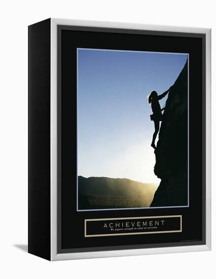 Achievement - Climber-Unknown Unknown-Framed Stretched Canvas