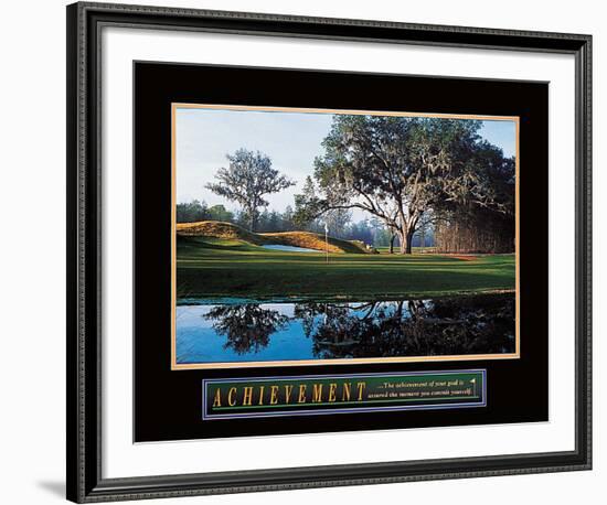 Achievement – Golf-Unknown-Framed Art Print