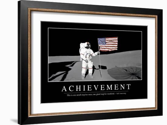 Achievement: Inspirational Quote and Motivational Poster-null-Framed Photographic Print