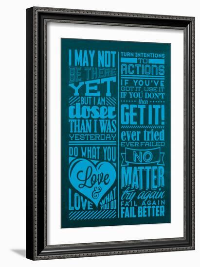 Achievement Set Blue-Lorand Okos-Framed Art Print