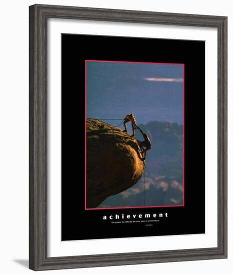 Achievement-null-Framed Art Print