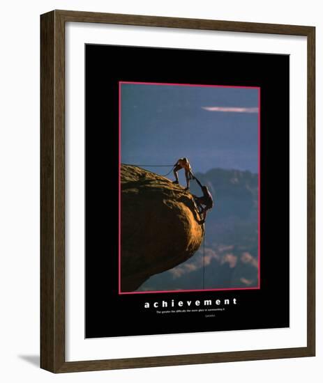 Achievement-null-Framed Art Print