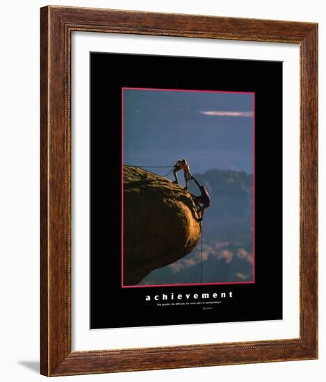 Achievement-null-Framed Art Print