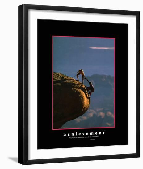 Achievement-null-Framed Art Print