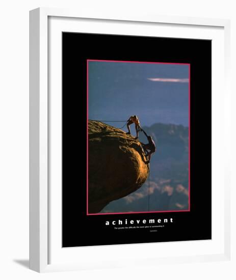 Achievement-null-Framed Art Print