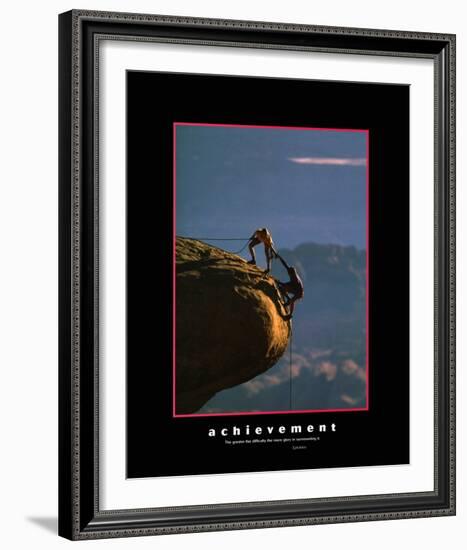 Achievement-null-Framed Art Print