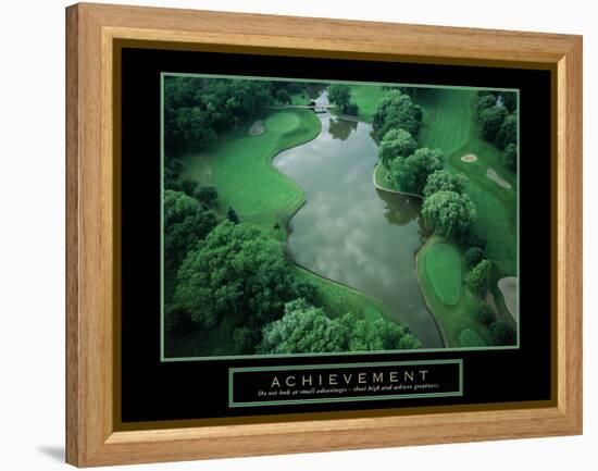 Achievement-null-Framed Stretched Canvas