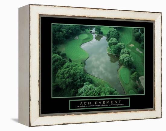 Achievement-null-Framed Stretched Canvas