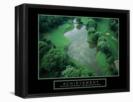 Achievement-null-Framed Stretched Canvas